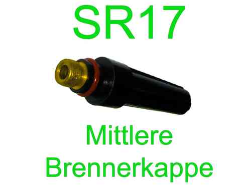 Brennerkappe mittel R-SR SR/WP/HP 17/18/26 TIG/WIG