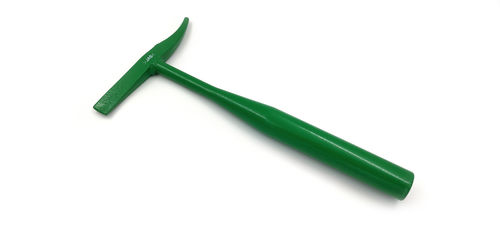Schlackehammer Ganzstahl ovalrohr grün 450 gr.